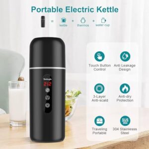 DEARLUREN Electric Car Kettle, Portable Coffee Heater