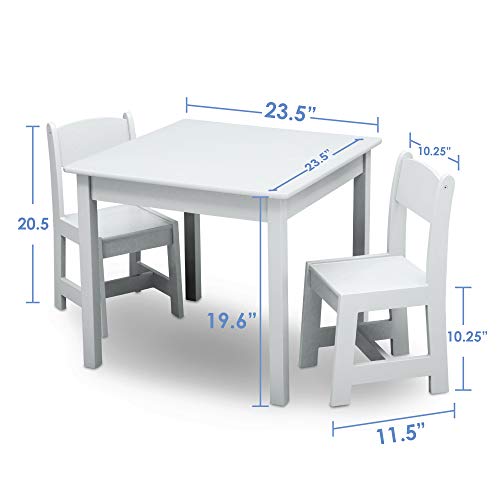 Delta Children MySize Kids Wood Table And Chair Set - Image 3