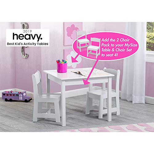 Delta Children MySize Kids Wood Table And Chair Set - Image 4