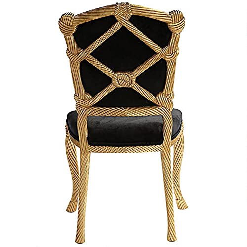 Design Toscano Chateau de Compiegne Carved Chairs, Gold - Image 5