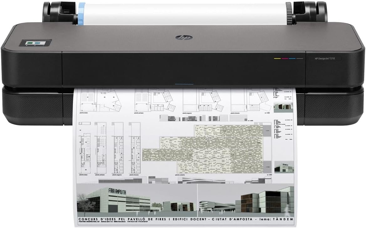HP DesignJet T210 24-Inch Color Plotter, 8AG32H