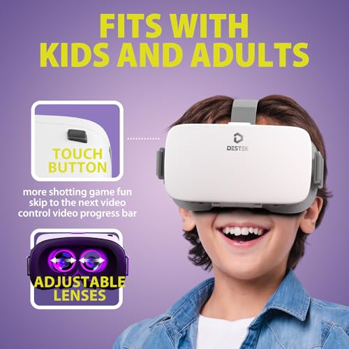 DESTEK VR Headset For Phone With Controller - Image 4