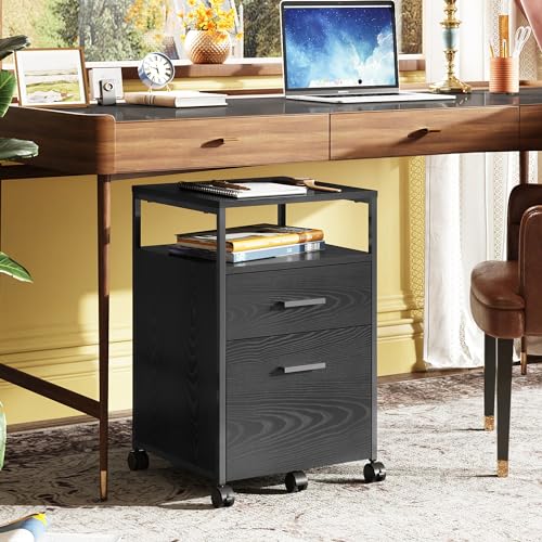 DEVAISE 2 Drawer File Cabinet Mobile Printer Stand - Image 2