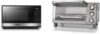BLACK+DECKER Digital Microwave & 4-Slice Toaster Oven Bundle