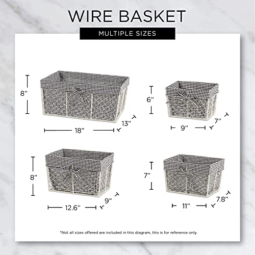 DII Farmhouse Chicken Wire Storage Baskets, Small - Image 3