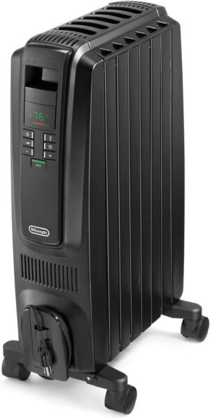 De’Longhi Dragon Digital Oil Filled Radiator Heater, 1500W