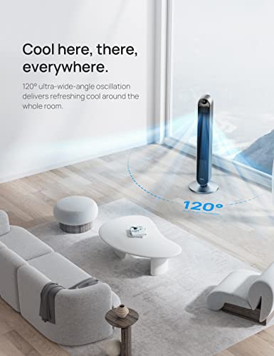 Dreo Tower Fan, 42 Inch Oscillating, Quiet DC Motor - Image 4