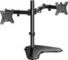 HUANUO Dual Monitor Stand, Adjustable Mount For 2 Screens