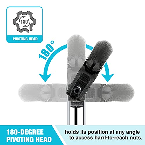 DURATECH 11-Inch Adjustable Basin Wrench, 3/8'' to 1-1/4'' Capacity - Image 5