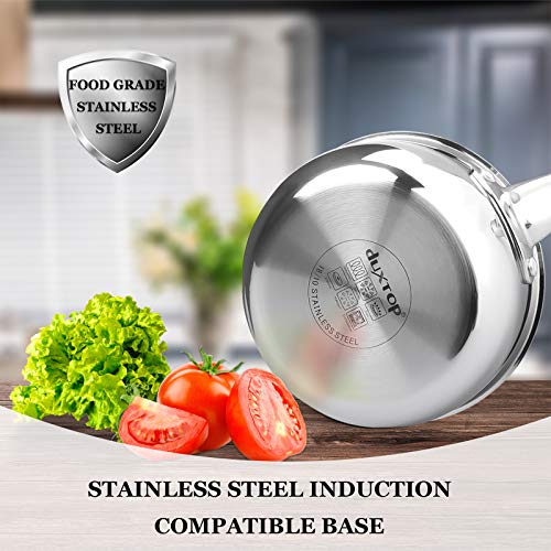 duxtop Tri-Ply Stainless Steel Saucepan, 1.6 Quart - Image 3
