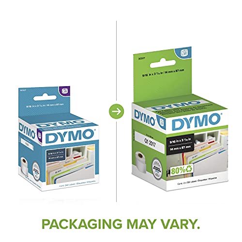 DYMO LW 1-Up File Folder Labels, White - Image 2