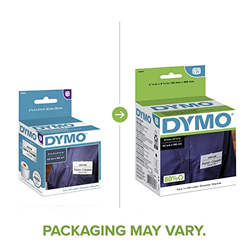 DYMO LW Non-Adhesive Name Badge Labels, 30856 - Image 2