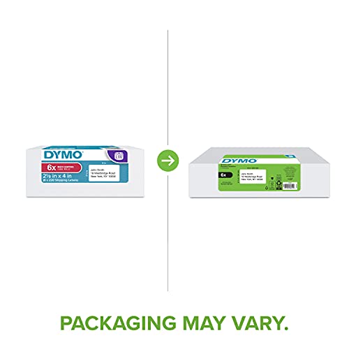 DYMO LW Standard Shipping Labels, 2-1/8" x 4", 6 Rolls - Image 2