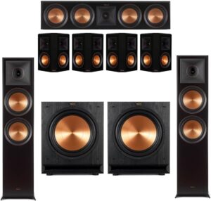 Klipsch Ebony 7.2 Home Theater System RP-8000F