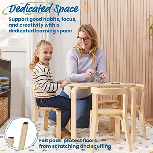 ECR4Kids Bentwood Round Table And Chair Set - Image 3