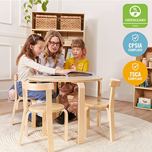 ECR4Kids Bentwood Round Table And Chair Set - Image 5