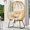 YITAHOME Egg Chair With Stand And Cushion