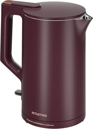 intasting Electric Kettle 100% Stainless Steel 1500W