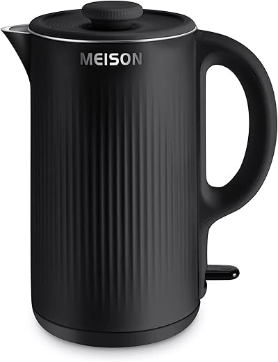 MEISON Electric Kettle Stainless Steel, 1.7 Liter