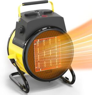 DECOKTOOL Electric Space Heater – 1500W Outdoor Heater