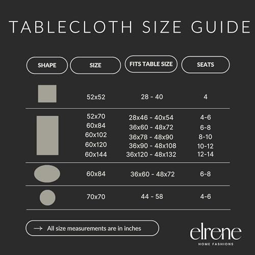Elrene Autumn Leaves Wrinkle Resistant Tablecloth, 70" Round - Image 5