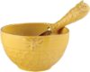 Boston International Embossed Stoneware Bowl & Spreader Set