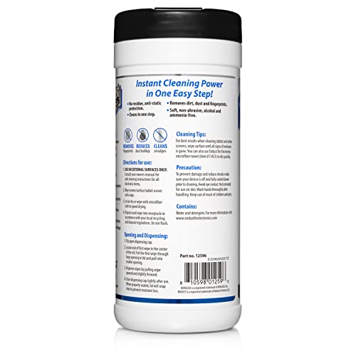 Endust Electronics Screen Cleaner Wipes, Pre-Moistened - Image 3