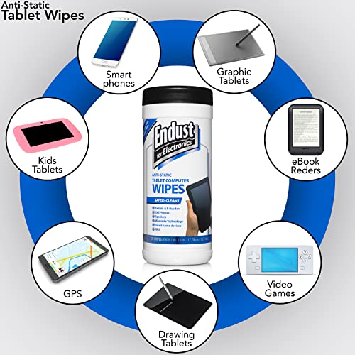 Endust Electronics Screen Cleaner Wipes, Pre-Moistened - Image 4