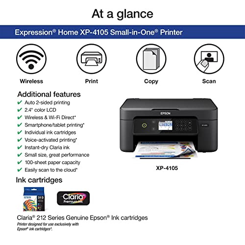 Epson Expression Home XP-4105 Wireless Printer - Image 4