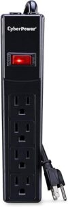 CyberPower Essential Surge Protector, 450J/125V, 4 Outlets