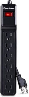 CyberPower Essential Surge Protector, 900J/125V, 6 Outlets