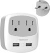 TESSAN European Travel Plug Adapter Converter