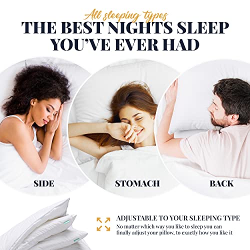 EverSnug Adjustable Layer Cooling Pillows - Queen Set - Image 3