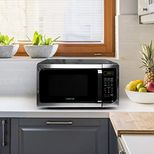 Farberware 900-Watt Microwave Oven, Stainless Steel - Image 4