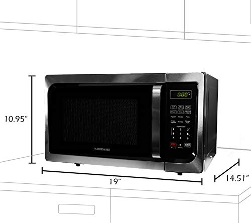 Farberware 900-Watt Microwave Oven, Stainless Steel - Image 5