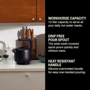 Fellow Clyde Electric Kettle, 1.5 Liter, Stainless Steel
