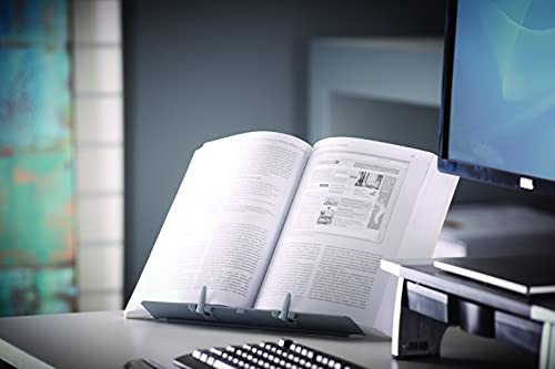 Fellowes Booklift Copyholder, Metallic Silver, 21140 - Image 4