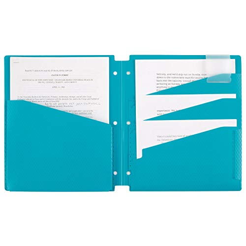 Five Star 4-Pocket Folders, Fits 3 Ring Binder (73274) - Image 2