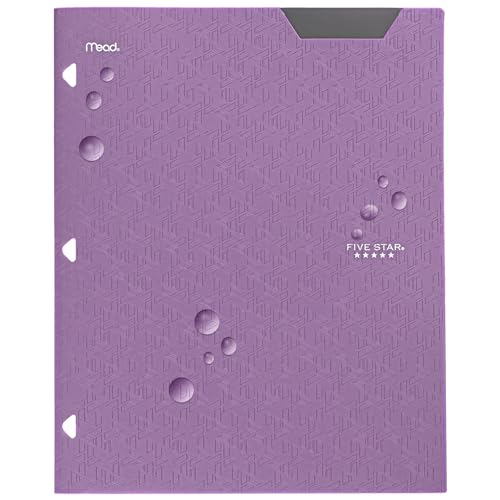 Five Star Plastic 2-Pocket Folder, Fits 3 Ring Binder (333420I-ECM) - Image 5