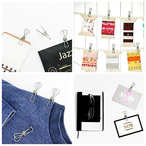 FJCTER Stainless Steel Small Clothes Pins Clips - Image 4