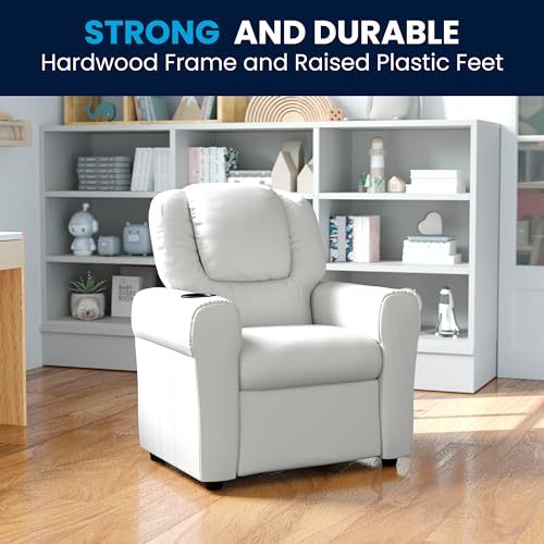 Flash Furniture Vinyl Kids Recliner With Cup Holder - Image 4