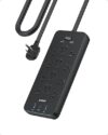 Anker Flat Plug Power Strip, 12 AC Outlets