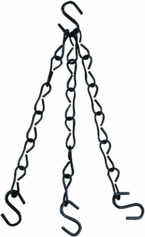 National Hardware Flower Plant Chains, 18″, Black, V2663