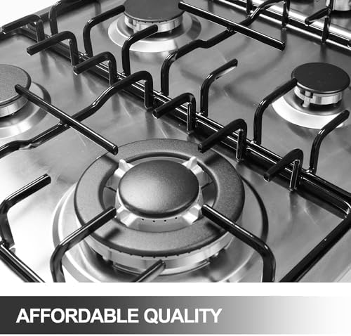 forimo 24"x20" Stainless Steel Gas Cooktop, 4 Burners - Image 5