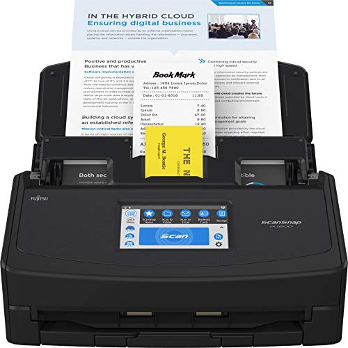 Fujitsu ScanSnap iX1400 One-Touch Document Scanner, Black - Image 5