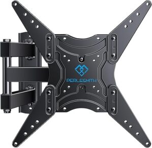 PERLESMITH Full Motion TV Wall Mount VESA 400x400