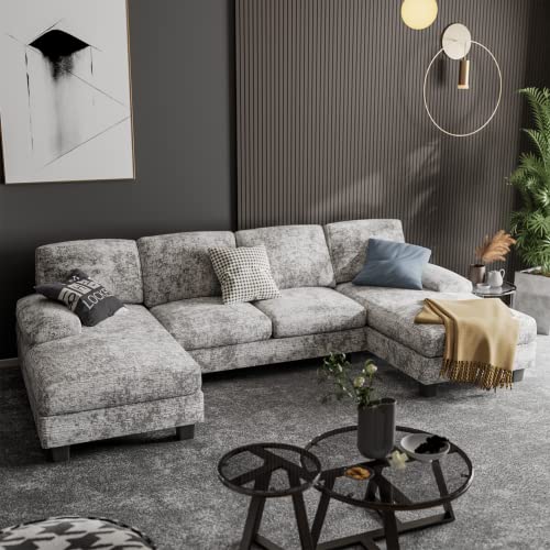 Furniwell Convertible Sectional Sofa With Double Chaise - Image 3