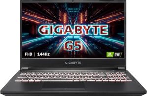 GIGABYTE G5 KC – 15.6″ FHD IPS 144Hz Laptop