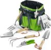 WORKPRO Garden Tools Set, 7 Piece, Stainless Steel