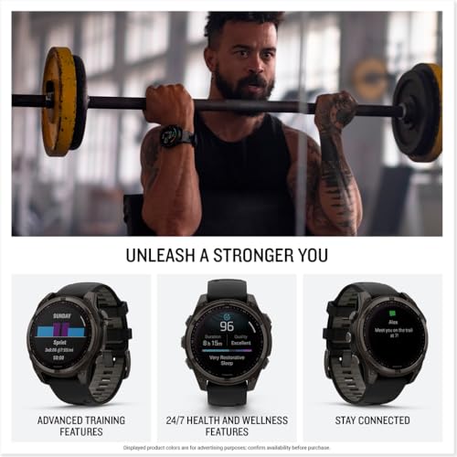 Garmin Fēnix 8 Solar Sapphire Multisport GPS Watch - Image 4